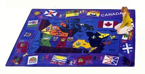 Flags of Canada Rug