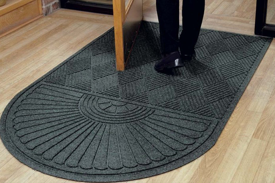 Waterhog Max Grand Entrance Mat (Half Oval + One End)
