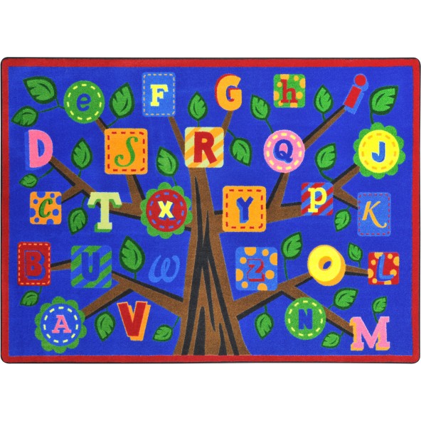 Alphabet Leaves Rug