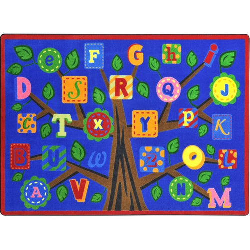 Alphabet Leaves Rug