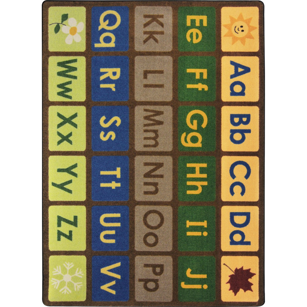 Any Day Alphabet Rug