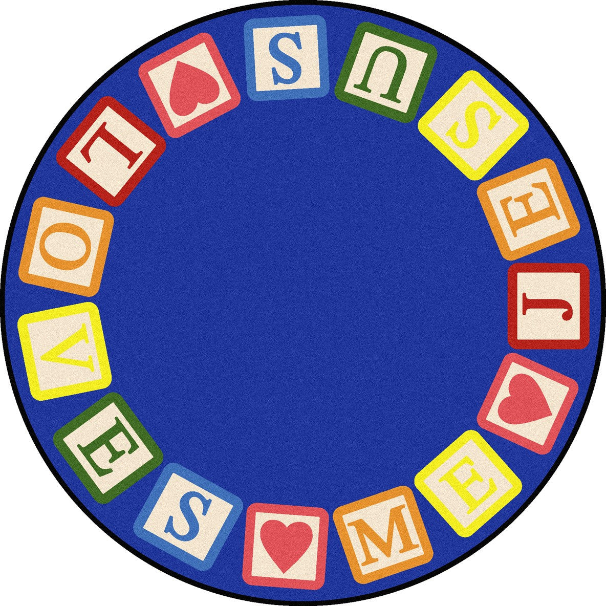 Blocks of Love Rug