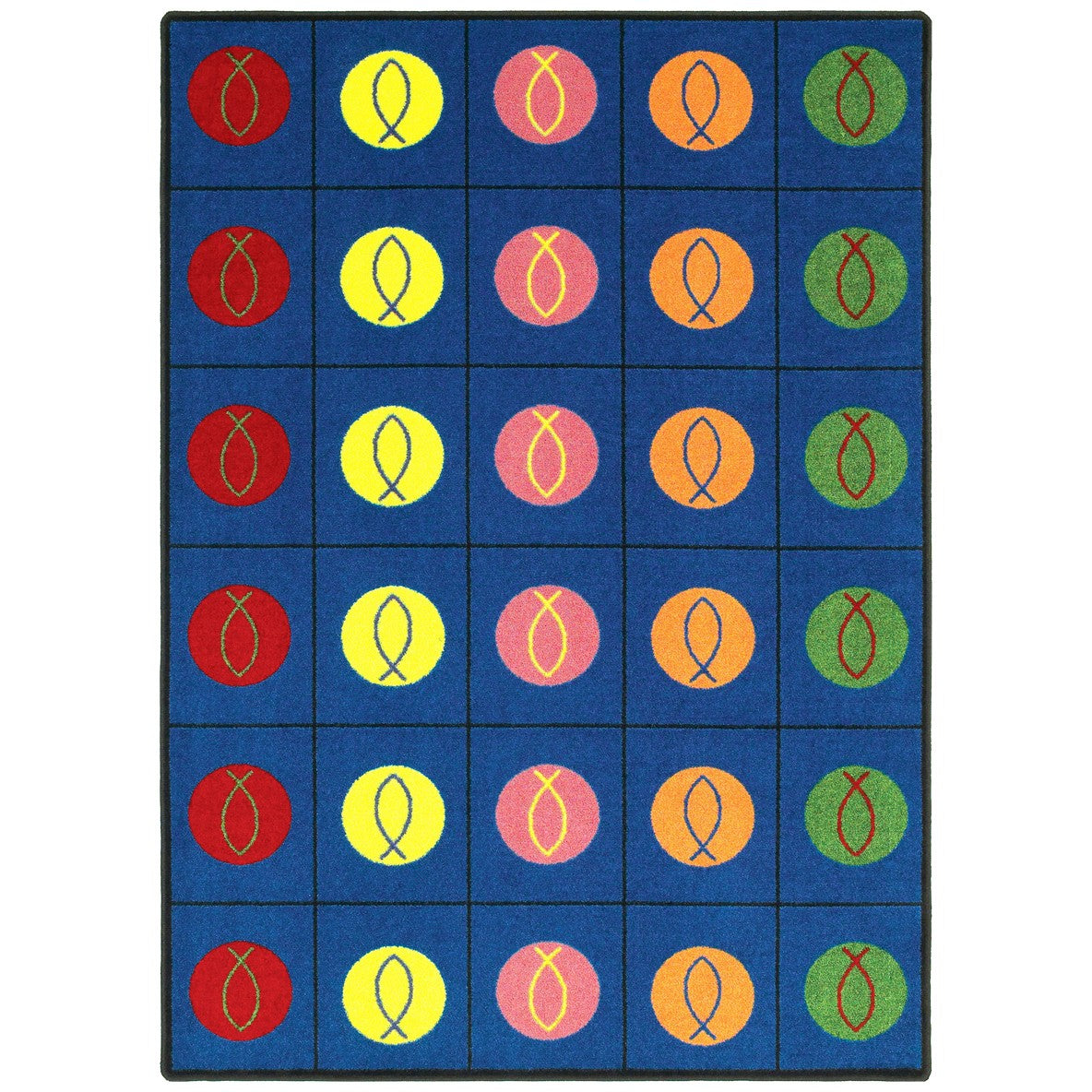 Circles & Symbols Rug