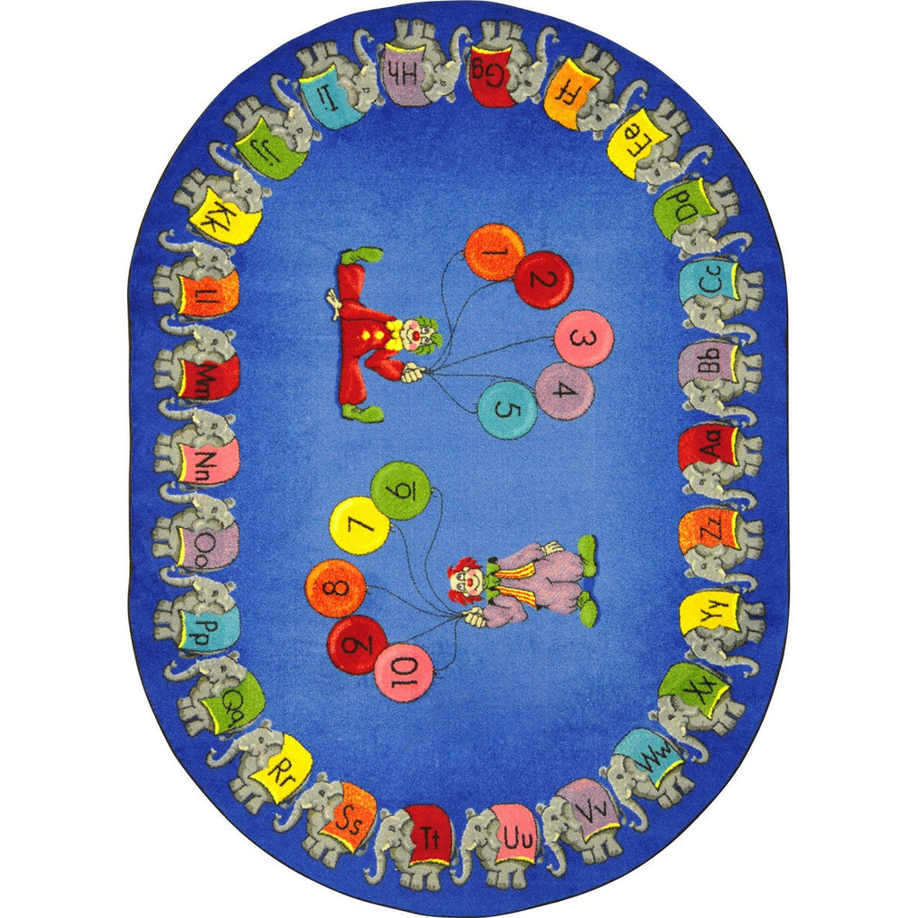 Circus Elephant Parade Rug