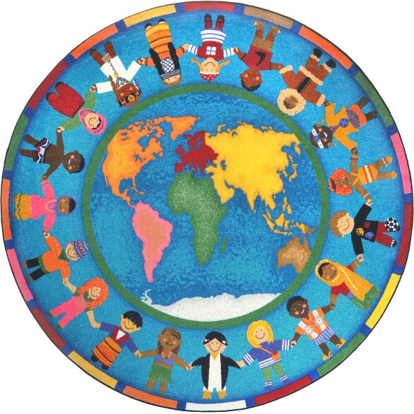 Hands Around the World Rug image 2