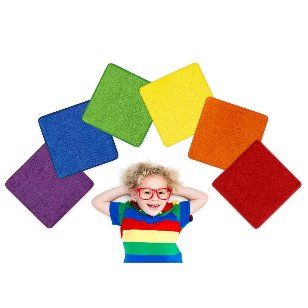 Joy Carpets: Joy in a Box Sitting Squares Set of 24