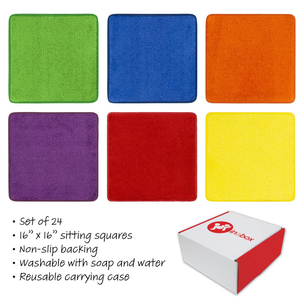 Joy Carpets: Joy in a Box Sitting Squares Set of 24