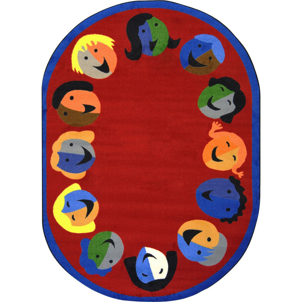 Joyful Faces Rug