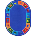 Library Blocks Rug