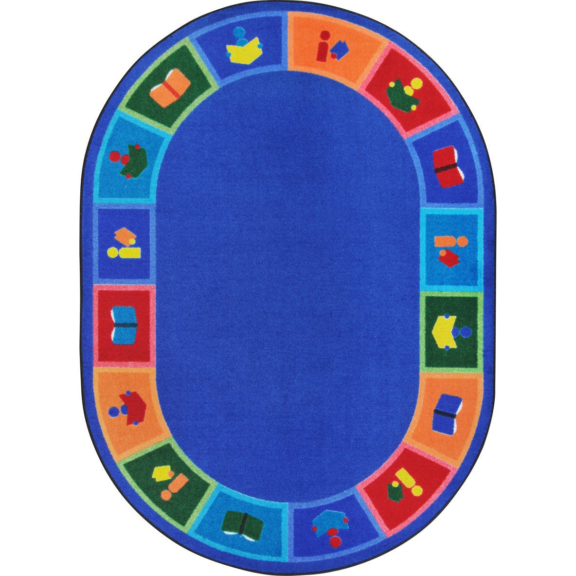 Library Blocks Rug
