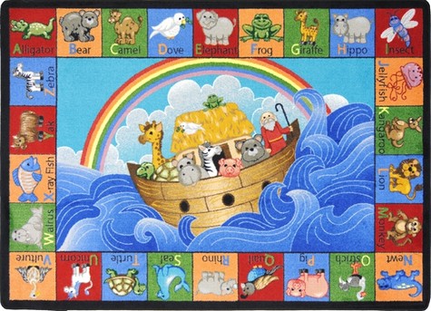 Noah’s Alphabet Animals Rug