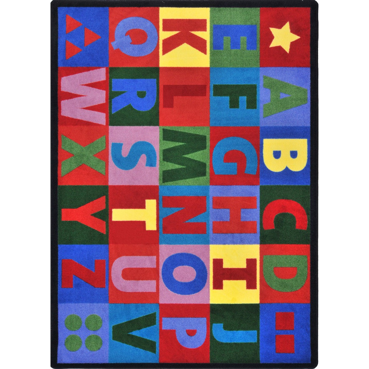 Oversize Alphabet Rug