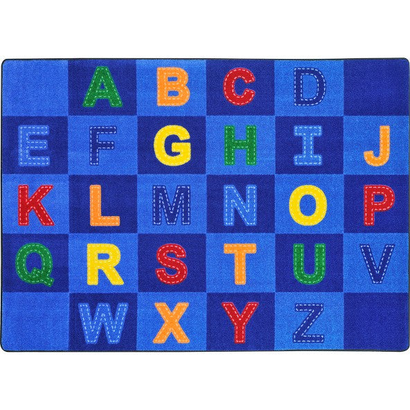 Patchwork Letters Rug