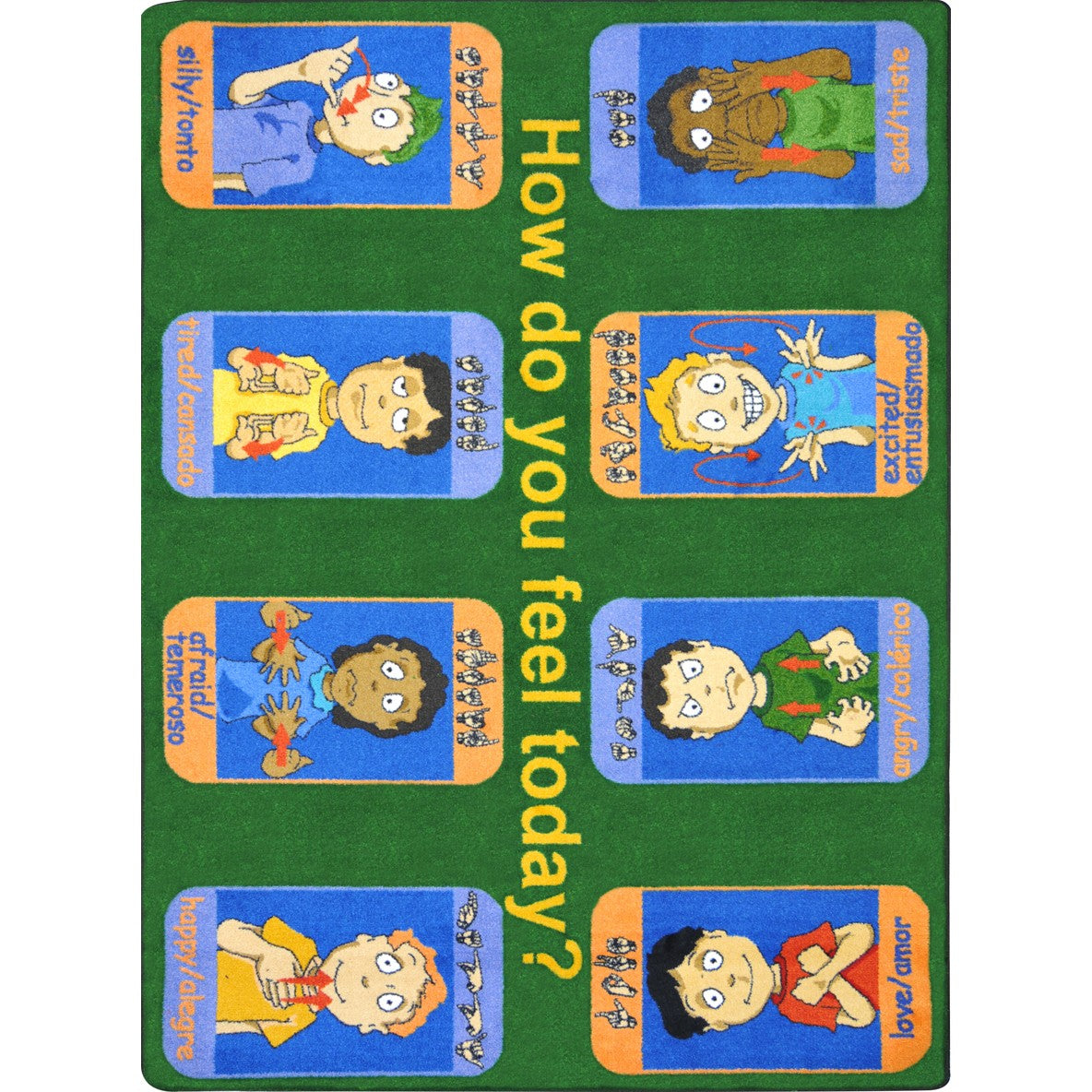 Signs of Emotions Rug